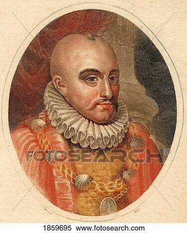 Stock Photography - Michel Eyquem De Montaigne, 1533-1592. French Writer. 19Th Century Print.. Fotosearch