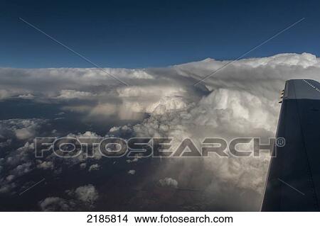 Microburst Or Gustnado Viewed From An Aircraft Window Over Farmlands Near Amarillo, Texas, Usa View Large Photo Image Picture - Microburst Or Gustnado Viewed From An Aircraft Window Over Farmlands Near Amarillo, Texas, Usa. Fotosearch