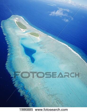 Micronesia, Aerial view of Ulithi Atol; Yap View Large Photo Image Stock Photography - Micronesia, Aerial view of Ulithi Atol; Yap. Fotosearch