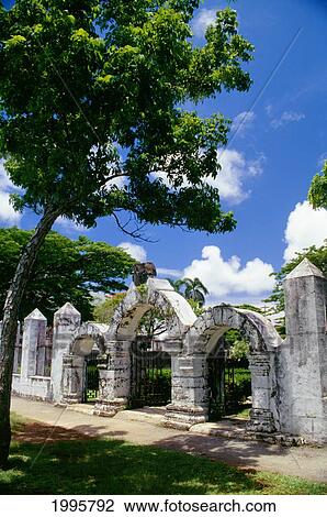 Micronesia, Guam, Agana, Plaza De Espana, View Of Gateway From Exterior View Large Photo Image Stock Image - Micronesia, Guam, Agana, Plaza De Espana, View Of Gateway From Exterior. Fotosearch