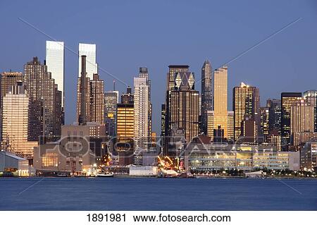 Stock Image - Midtown Manhattan Skyline. Fotosearch