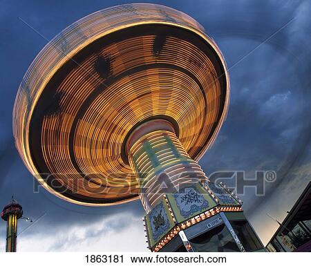 Midway Ride; Calgary, Alberta, Canada View Large Photo Image Stock Image - Midway Ride; Calgary, Alberta, Canada. Fotosearch