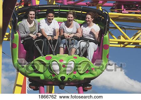 Stock Image - Midway Ride, Calgary Stampede, Calgary, Alberta, Canada. Fotosearch