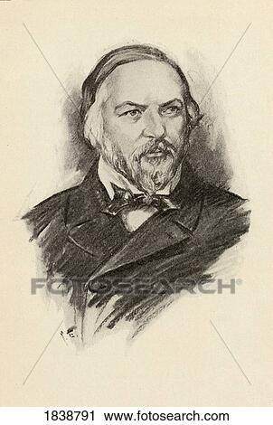 Mikhail Glinka, 1804-1857. Russian Composer. Portrait By Chase Emerson. American Artist 1874-1922 View Large Photo Image Stock Image - Mikhail Glinka, 1804-1857. Russian Composer. Portrait By Chase Emerson. American Artist 1874-1922. Fotosearch