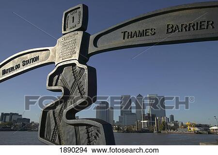 Picture - Mile Marker On Thames Path. Fotosearch