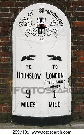 Mile stone; London, England View Large Photo Image Stock Photography - Mile stone; London, England. Fotosearch