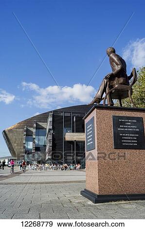 Millenium Centre; Cardiff, Wales View Large Photo Image Stock Photo - Millenium Centre; Cardiff, Wales. Fotosearch