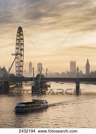 Millenium Wheel with Big Ben; London, England View Large Photo Image Picture - Millenium Wheel with Big Ben; London, England. Fotosearch