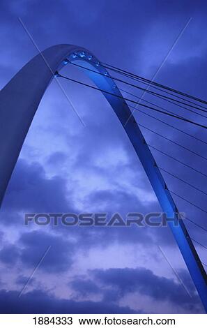 Stock Image - Millennium Bridge, Close Up. Fotosearch