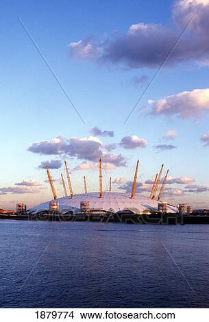 Picture - Millennium Dome At Sunset. Fotosearch