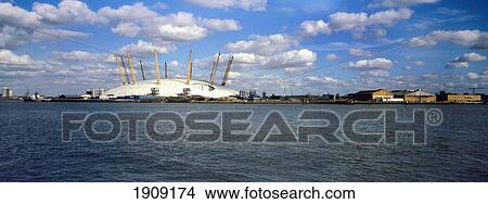 Picture - Millennium Dome, North Greenwich, East London, England, Uk. Fotosearch