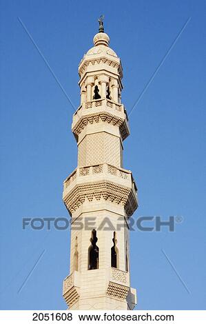Stock Photo - Minaret Of The Attarine Mosque, Alexandria, Al Iskandar. Fotosearch