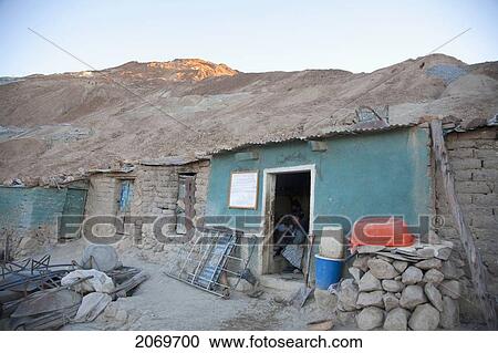 Miners' Homes By Cerro Rico De Potos View Large Photo Image Stock Image - Miners' Homes By Cerro Rico De Potos. Fotosearch