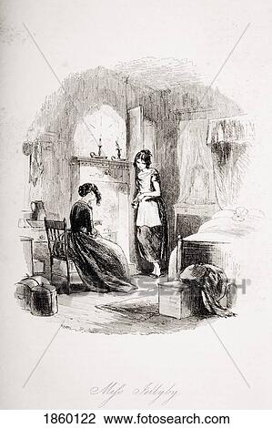 Miss Jellyby. Illustration By Phiz (Hablot Knight Browne) 1815-1882. From The Book Bleak House By Charles Dickens. Published London 1853. View Large Photo Image Stock Image - Miss Jellyby. Illustration By Phiz (Hablot Knight Browne) 1815-1882. From The Book Bleak House By Charles Dickens. Published London 1853.. Fotosearch
