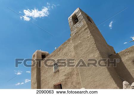 Mission Church Of San Esteban Del Rey, Acoma Sky City Pueblo, New Mexico, Usa View Large Photo Image Stock Image - Mission Church Of San Esteban Del Rey, Acoma Sky City Pueblo, New Mexico, Usa. Fotosearch