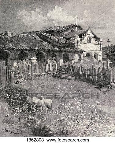 Mission San Antonio De Padua Jolon California From The Book The Century Illustrated Monthly Magazine May To October 1883 View Large Photo Image Stock Photo - Mission San Antonio De Padua Jolon California From The Book The Century Illustrated Monthly Magazine May To October 1883. Fotosearch