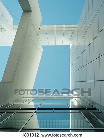 Stock Image - Modern Building Viewed From Below. Fotosearch