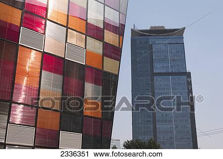 Modern Buildings In Sanlitun Village; Beijing, China View Large Photo Image Stock Image - Modern Buildings In Sanlitun Village; Beijing, China. Fotosearch