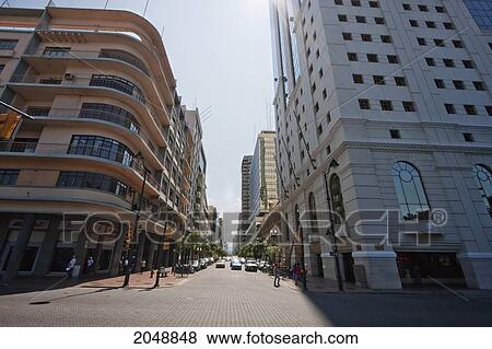 Stock Photo - Modern Office Building On Avenida 9 De Octubre, Guayaquil, Guayas, Ecuador. Fotosearch
