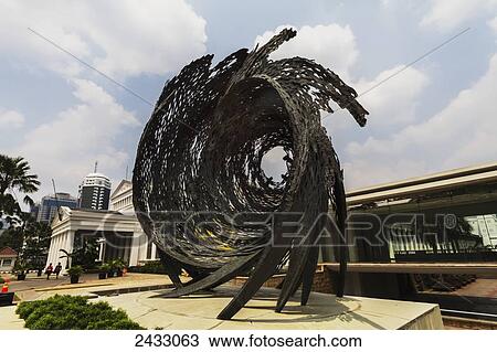 Modern sculpture by the National Museum, Jakarta, Java, Indonesia View Large Photo Image Stock Image - Modern sculpture by the National Museum, Jakarta, Java, Indonesia. Fotosearch