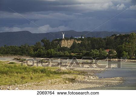 Picture - Modern Statue By The Guadalquivir River, Tarija, Bolivia. Fotosearch