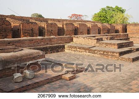 Monastery Site No. 6, Nalanda Mahavihara, Bihar, India View Large Photo Image Stock Photo - Monastery Site No. 6, Nalanda Mahavihara, Bihar, India. Fotosearch