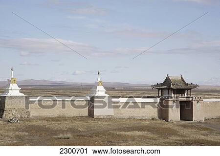 Mongolia, Erdene Zuu Monastery; Kharkhorin, Walls View Large Photo Image Stock Image - Mongolia, Erdene Zuu Monastery; Kharkhorin, Walls. Fotosearch