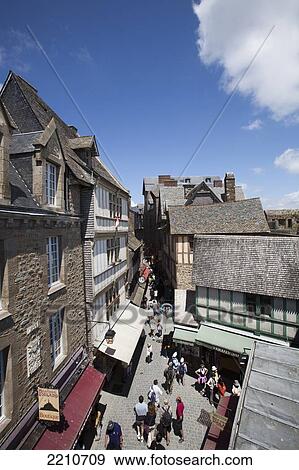 Mont Saint Michel, Normandy, France View Large Photo Image Stock Photo - Mont Saint Michel, Normandy, France. Fotosearch