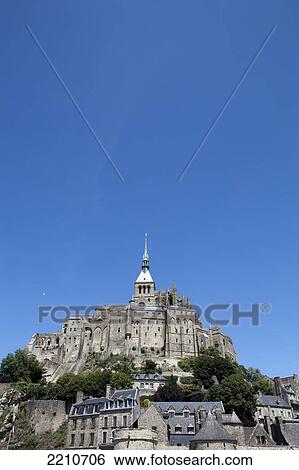 Mont Saint Michel, Normandy, France View Large Photo Image Stock Photograph - Mont Saint Michel, Normandy, France. Fotosearch