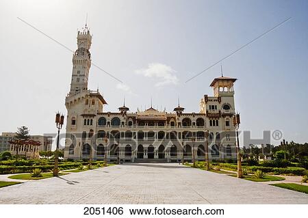 Stock Photograph - Montazah Palace, Alexandria, Al Iskandar. Fotosearch