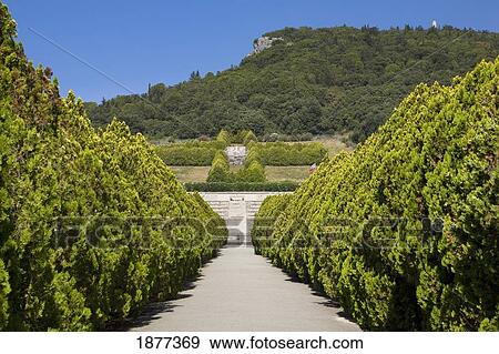 Stock Photo - Monte Cassino, Lazio, Italy; The Polish Cemetery. Fotosearch