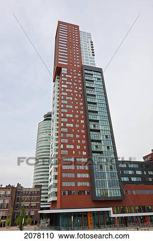 Montevideo Skyscraper, Rotterdam, Netherlands View Large Photo Image Stock Image - Montevideo Skyscraper, Rotterdam, Netherlands. Fotosearch