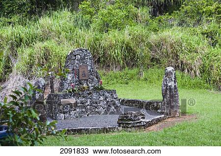 Monument At The Top Of The Kipu Kai Area For Cowboy William Hyde Rice; Kauai, Hawaii, Usa View Large Photo Image Stock Image - Monument At The Top Of The Kipu Kai Area For Cowboy William Hyde Rice; Kauai, Hawaii, Usa. Fotosearch