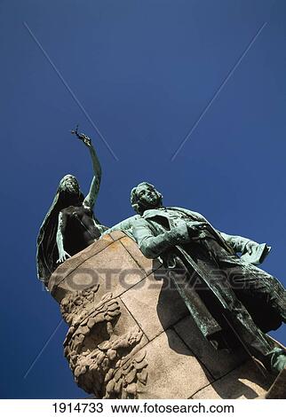Monument In Preseren Square View Large Photo Image Stock Image - Monument In Preseren Square. Fotosearch