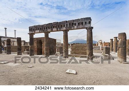 Stock Image - Monument ruins; Pompei, Italy. Fotosearch