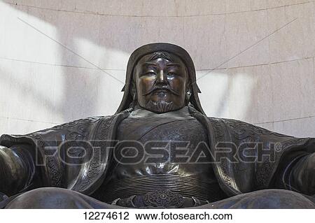 Monument to Genghis Khan at the Government Palace, Ulaanbaatar (Ulan Bator), Mongolia View Large Photo Image Stock Image - Monument to Genghis Khan at the Government Palace, Ulaanbaatar (Ulan Bator), Mongolia. Fotosearch