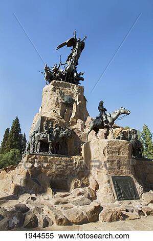 Monument to the Army of the Andes, created by Juan Manuel Ferrari, on the summit of Cerro de la Gloria, Mendoza, Argentina View Large Photo Image Stock Photography - Monument to the Army of the Andes, created by Juan Manuel Ferrari, on the summit of Cerro de la Gloria, Mendoza, Argentina. Fotosearch