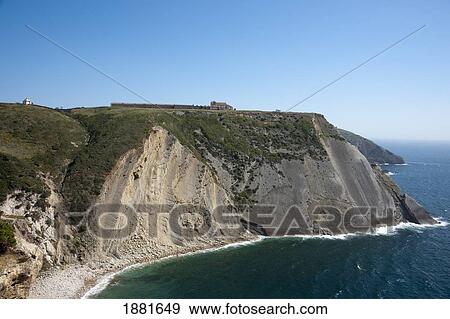 Monumento Natural Da Pedra Da Mua; Lisbon, Portugal View Large Photo Image Stock Photo - Monumento Natural Da Pedra Da Mua; Lisbon, Portugal. Fotosearch