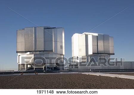 Moon Unit Telescope 2 & Southern Cross Unit Telescope 3, Belonging To The Very Large Telescope (Vlt) Operated By The European Southern Observatory At Cerro Paranal, Antofagasta Region, Chile View Large Photo Image Stock Photo - Moon Unit Telescope 2 & Southern Cross Unit Telescope 3, Belonging To The Very Large Telescope (Vlt) Operated By The European Southern Observatory At Cerro Paranal, Antofagasta Region, Chile. Fotosearch