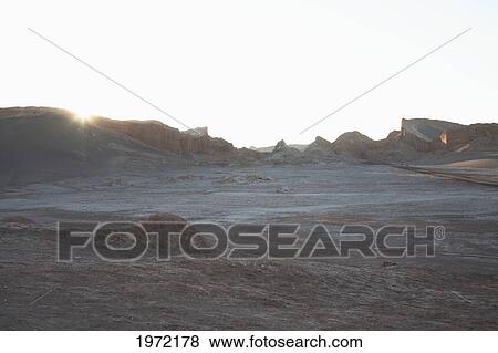Stock Photo - Moon Valley, San Pedro De Atacama, Antofagasta Region, Chile. Fotosearch