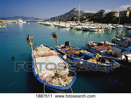 Moored Fishing Boats View Large Photo Image Stock Image - Moored Fishing Boats. Fotosearch