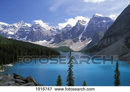 Moraine Lake View Large Photo Image Stock Photo - Moraine Lake. Fotosearch