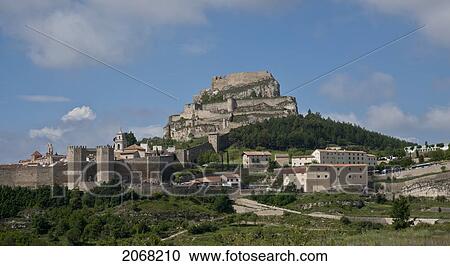 Morella Castle; Morella Spain View Large Photo Image Stock Image - Morella Castle; Morella Spain. Fotosearch