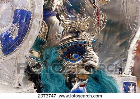 Morenada Dancer Wearing An Elaborate Mask And Costume In The Procession Of The Carnaval De Oruro, Oruro, Bolivia View Large Photo Image Stock Photo - Morenada Dancer Wearing An Elaborate Mask And Costume In The Procession Of The Carnaval De Oruro, Oruro, Bolivia. Fotosearch