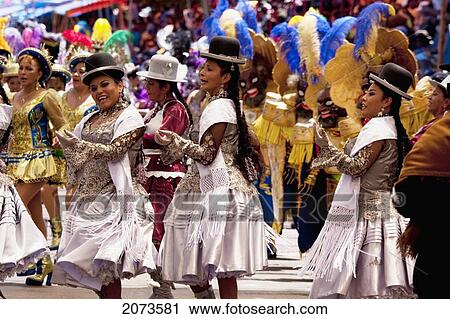 Morenada Dancers In The Procession Of The Carnaval De Oruro, Oruro, Bolivia View Large Photo Image Stock Image - Morenada Dancers In The Procession Of The Carnaval De Oruro, Oruro, Bolivia. Fotosearch