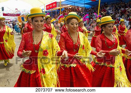 Morenada Dancers In The Procession Of The Carnaval De Oruro, Oruro, Bolivia View Large Photo Image Stock Photo - Morenada Dancers In The Procession Of The Carnaval De Oruro, Oruro, Bolivia. Fotosearch
