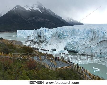 Picture - Moreno Glacier and Lake Argentino; Santa Cruz province, Argentina. Fotosearch