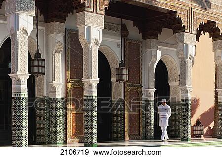 Morocco, Hotel exterior; Marrakech View Large Photo Image Stock Photo - Morocco, Hotel exterior; Marrakech. Fotosearch