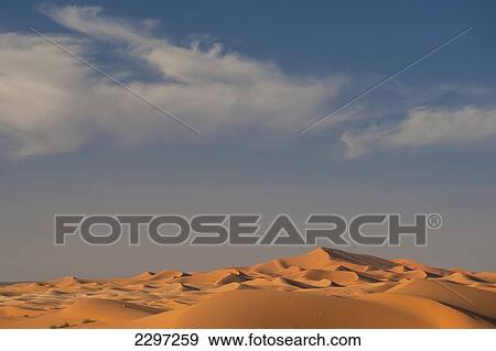 Morocco, Sand dune near Merzouga in Sahara Desert; Erg Chebbi area View Large Photo Image Stock Photo - Morocco, Sand dune near Merzouga in Sahara Desert; Erg Chebbi area. Fotosearch
