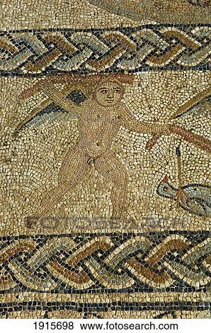 Mosaic At Roman City Of Volubilis View Large Photo Image Stock Photo - Mosaic At Roman City Of Volubilis. Fotosearch